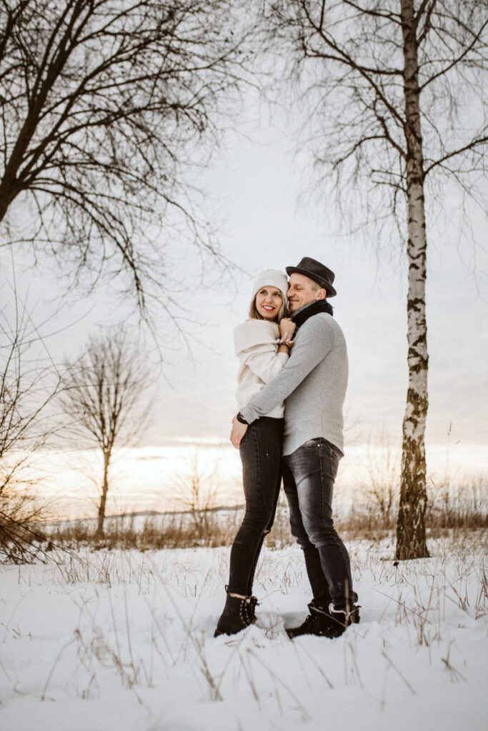 Paarshooting im Winter in Kassel